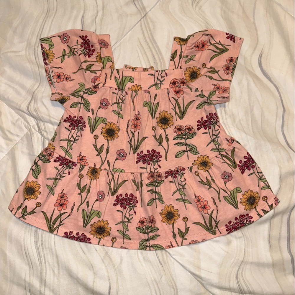 The Children's Place Pink Floral Top‎